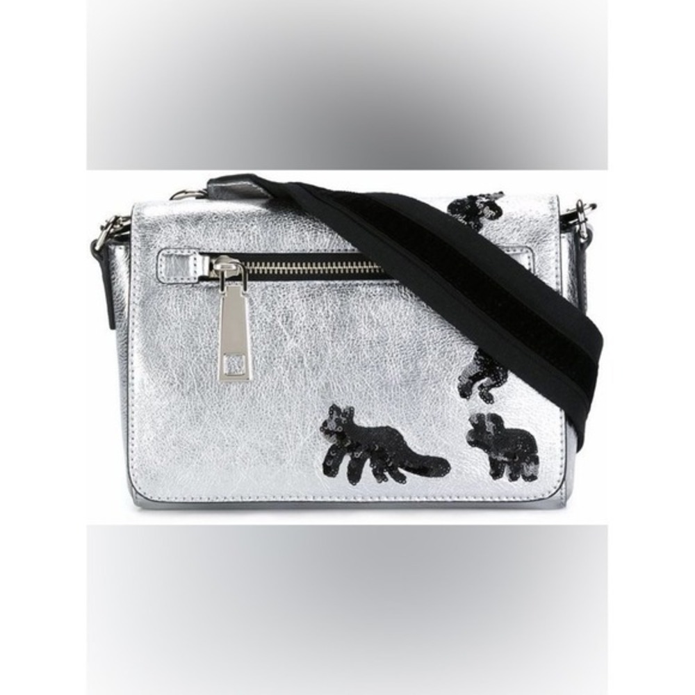 Marc Jacobs Vintage 2016 Runway Metallic Gotham Sequin Animals Crossbody - Picture 4 of 17